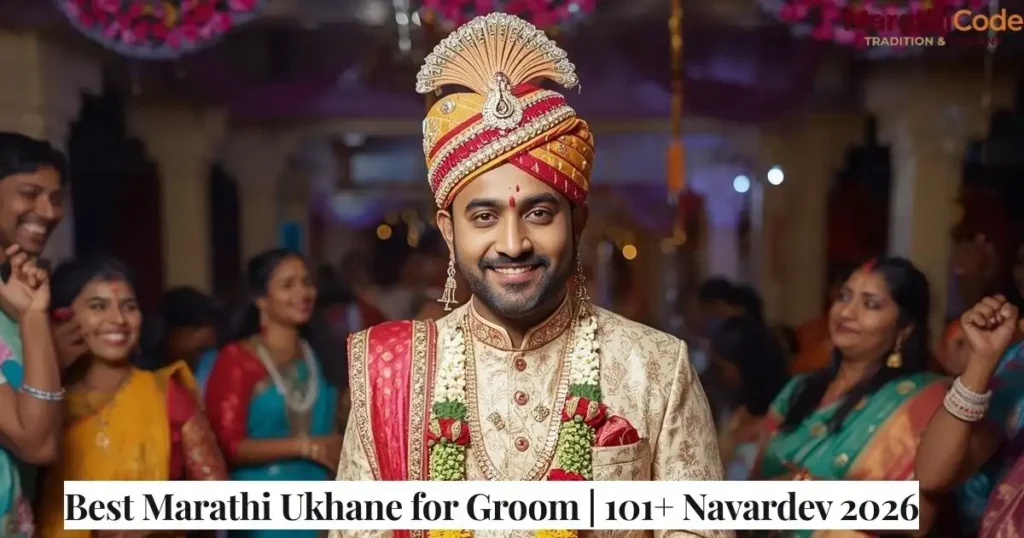 Best Marathi Ukhane for Groom _ 101+ Navardev 2026